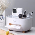 Multifunctional Desk Organizer tissue box. 