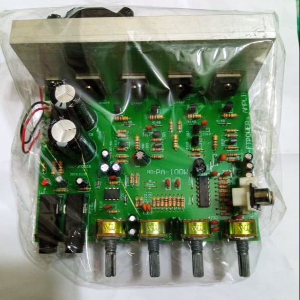 4 Transistor Board DX2.1 DX-2.1 Large Power AC 18-24V Digital Audio 100W+100W Dual Subwoofer Power Amplifier Board 4 Channel Hi-Fi Home Entertainment Stereo Amplifiers