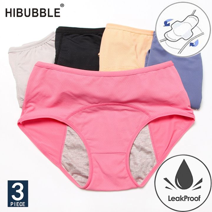 Plus%20Size%20Underwear%20L-8XL%20Menstrual%20Panties%20Physiological%20Pants%20Leak%20Proof%20Women%20Underwear%20Period%20Mesh%20Breathable%20Briefs%20-%20Image%203