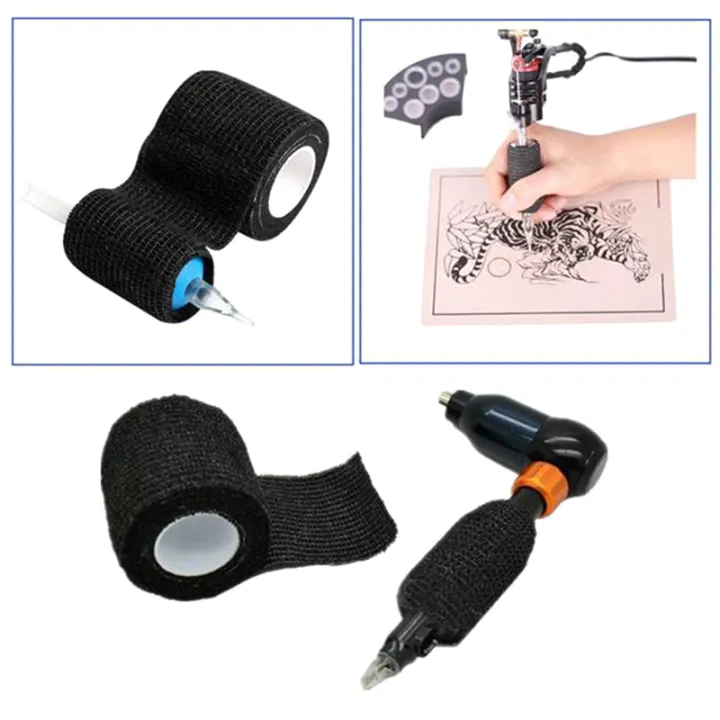 24%20Rolls%20of%20Non-Woven%20Self-Adhesive%20Bandage%20Outdoor%20Sports%20Tape%20Finger%20Joint%20Bandage%205cm%20x%204.5M%20Black%20-%20Image%208