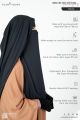 Glam Touch Premium Naomi Double Part Flap Niqab.