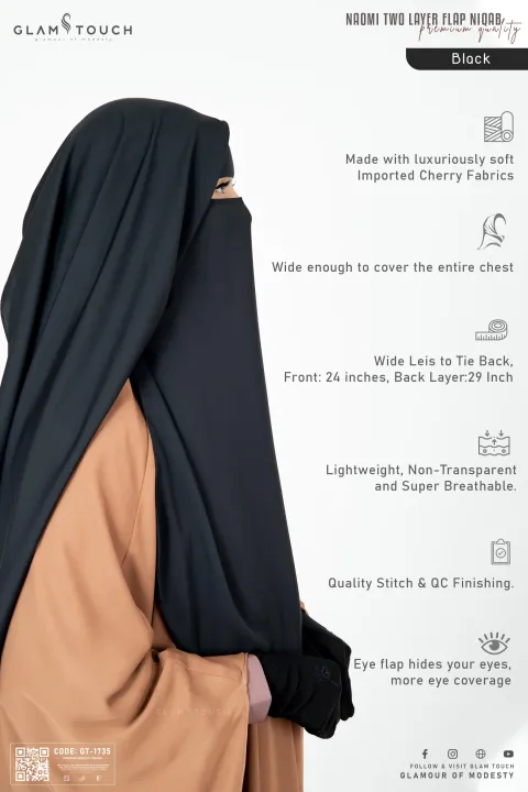 Glam%20Touch%20Premium%20Naomi%20Double%20Part%20Flap%20Niqab%20-%20Image%204