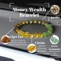 1PS Fashion bracelets men son boy Gifts For Brothers Dream Natural Stone Gemstone charm jewelry pulseiras masculina 8mm. 