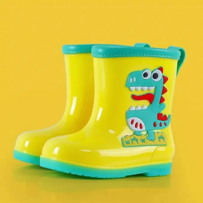 Rain%20Boots%20Kids%20Girl%20Cute%203D%20Rainboots%20Dinosaur%20Children's%20Boys%20Boots%20Plush%20Warm%20Ankle%20PVC%20Waterproof%20Toddler%20Water%20Shoes%20-%20Image%202