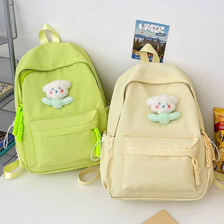 ins%20style%20Japanese%20soft%20girl%20schoolbag%20women's%20Korean%20version%20solid%20color%20versatile%20girl%20backpack%20for%20junior%20high%20school%20students%20and%20high%20school%20students%20-%20Image%203