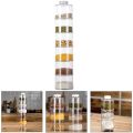 Spice Jar Pepper Shaker Box Spice Tower Herb & Spice Tools Transparent Seasoning Cans Kitchen Rack Condiment Bottles. 