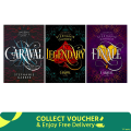 The Caraval Series Caraval, Legendary, Finale by Stephanie Garber (White Print). 