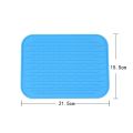 Practical Silicone Holder Mat Kitchen Heat Non-slip Resistant Trivet Pot Tray Straightener Kitchen Tools Dinnerware Mat. 