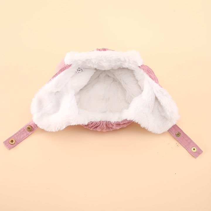 1pc%20Fur%20Ball%20Bear%20Baby%20Ear%20Protection%20Thorn%20Hat%20-%20Image%208