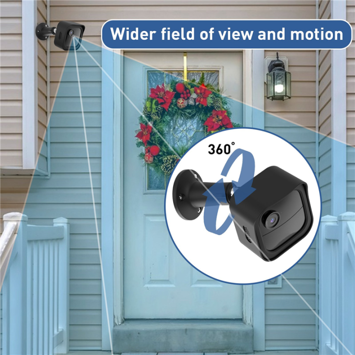 Weatherproof%20Cover%20360%20Degree%20Adjustable%20Camera%20Holder%20ABS+Metal%20Camera%20Wall%20Mount%20Stand%20Camera%20Accessories%20for%203%20Blink%204%20-%20Image%205
