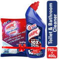 Harpic Liquid Toilet Cleaner 750ml and Bathroom Cleaning Powder 400gm Combo. 