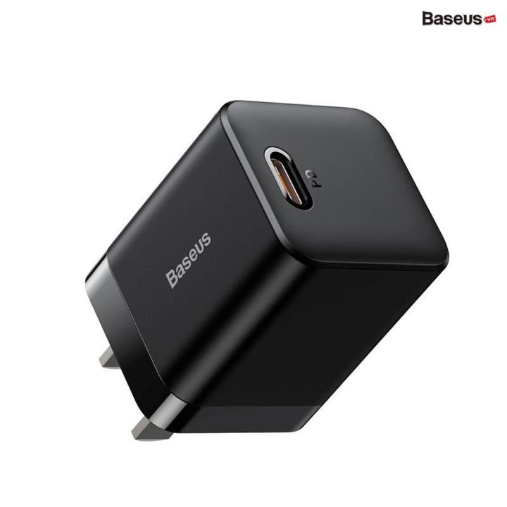 Baseus 20W PD Super Si Quick Charger With USB C to Lightning Cable 1M