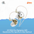 KZ EDX Pro Dynamic HiFi Earphone Mic Sports In-Ear Earbud.