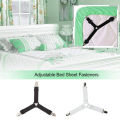 Bed Sheet Clip Grippers Suspender Cord Hook Loop Clasps Adjustabl Elastic Mattress Cover Non-slip Clip Straps Clothes Pegs.