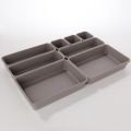 Storage Box Eight-piece Household Goods Storage Cosmetics Storage Kitchen Seasoning Organizer.