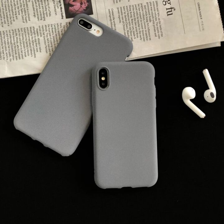 Gray%20color%20Matte%20Phone%20Case%20For%20iphone%2011%20Pro%20XS%20Max%20XR%20X%208%207%206S%206%20Plus%20SE%202020%2012%20mini%2012%20Pro%20Max%20Soft%20TPU%20Back%20Cover%20-%20Image%205