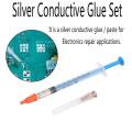 Conductive Silver Glue Wire Electrically Paste Adhesive Paint PCB Repair. 