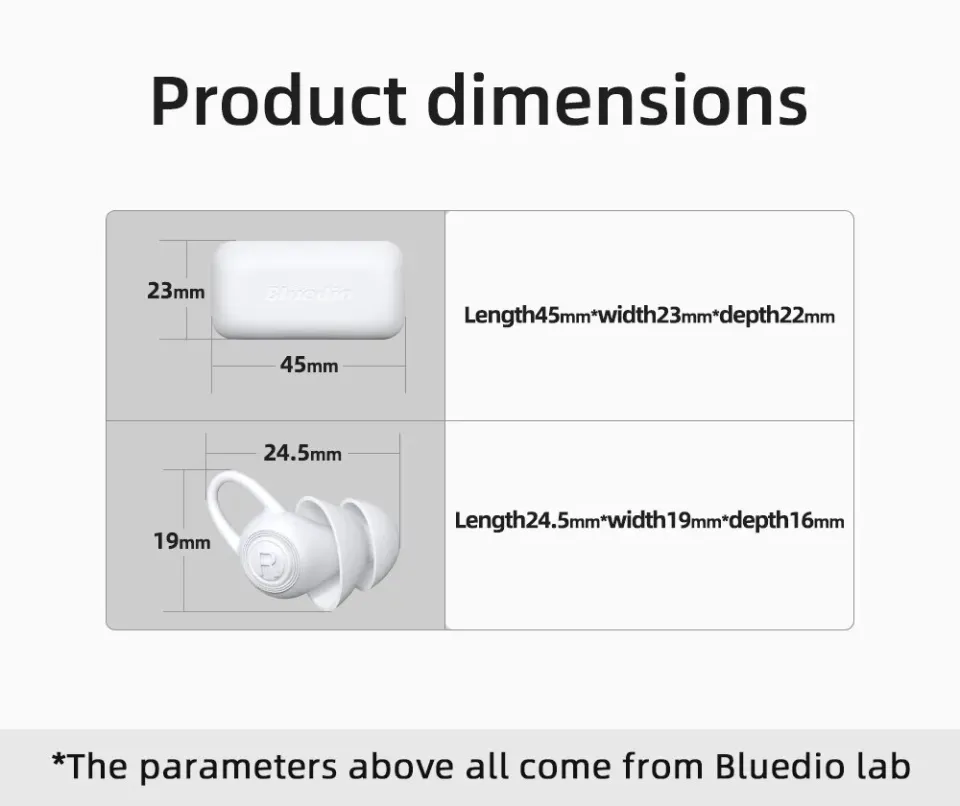 Bluedio NE Silicone Ear Plugs -40dB Noise reduction Sound