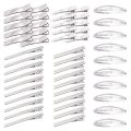 5 Styles Hair Clip with Teeth Blank Setting Base for DIY Hair Clips.