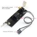NAMUNY 2X 24Bit 192Khz Daughter Card SPDIF Optical And RCA Out Plate Cable Bracket Digital Audio Output for.
