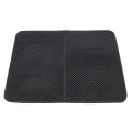 Cat litter trapping mat cat mats for litter box litter box mat cat litter catcher mat cat Litter Mat Double Layer Scatter Control Kitty Litter Mat Washable Litter Trapping Mat for Litter Box. 