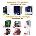 ATX PC Case Decorate Stickers Cartoon Personality Computer Host Skin Waterproof Removable Decal Gaming Case Sticker.