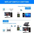 600Mbps USB WiFi Bluetooth Adapter Dual Band 2.4/5.8Ghz Wireless External Receiver RTL8821CU WiFi Dongle for PC/Laptop/Desktop.