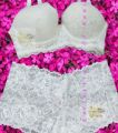 Export Quality Net Lace Bra Panty Combo Set For Women And Girls. 