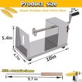 Stainless Steel Twisted Potato Tornado Cutter Spiral Slicer French Fry Cut Vegetable Cutter Twister cooking tools. 