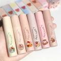 6 Colors Peach Matte Red Lipsticks Waterproof Lip Gloss Long Lasting Non-Stick Cup Liquid Lipstick Korean Makeup Cosmetics.