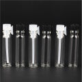 30pcs 1ml/2ml/3ml Glass Perfume Bottle sample tester Vials Small Test tube Essential oil Aromatherapy Dripping stick Container. 