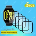 Redmi Watch 5 Active PMMA Screen Protector & Tempered Glass Full Coverage HD Clear Anti Scratch.