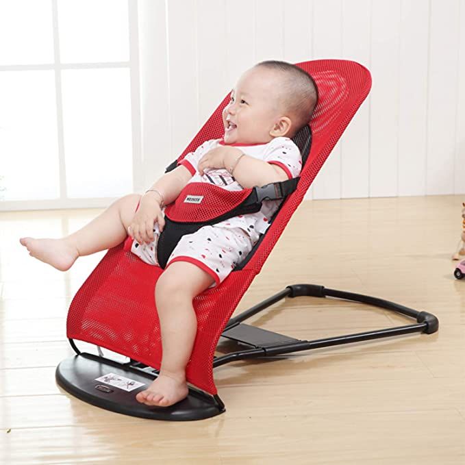 Adjustable Baby Bouncer Rocking Chair for Kids Foldable Soft Baby Bouncer. Daraz .bd