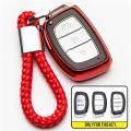 TPU Car Remote Key Fob Cover Case For Hyundai Creta I10 I20 Tucson Elantra Santa Fe 2016 2017 2018 key case keychain. 