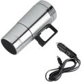 【Thriving】 12V 300ML Coffee Bottle Boiling Heater Electric Heating Cup.