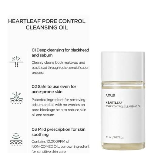 Anua%20Heartleaf%20pore%20control%20cleansing%20oil%20%2020ML%20Mini%20demanded%20size%20-%20Image%203