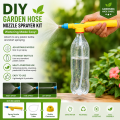 DIY Garden Hose Nozzle Sprayer Kit, High Pressure Adjustable Sprinkler, Reusable Bottle for Watering Plants, New. 