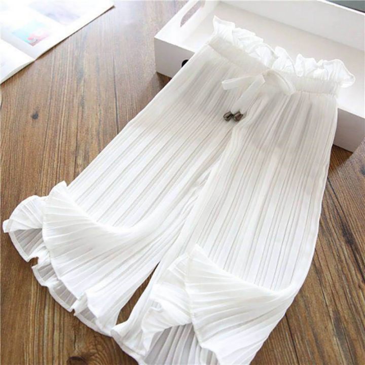 Baby%20Girls%20Waist%20Flare%20Trousers%20Summer%20Children%20Wide%20Leg%20Pants%20Kids%20Girl%20Loose%20Pants%20Toddler%20Pleated%20Ankle-length%20Pants%20-%20Image%204