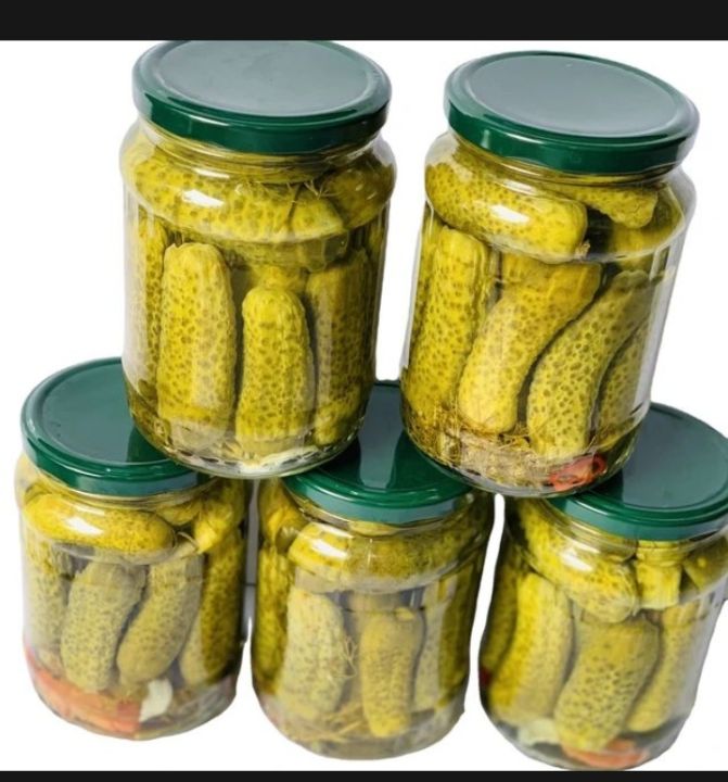 5Pcs Empty Glass Jar 720 ml For Storage any Food & Pickles. reconditioned