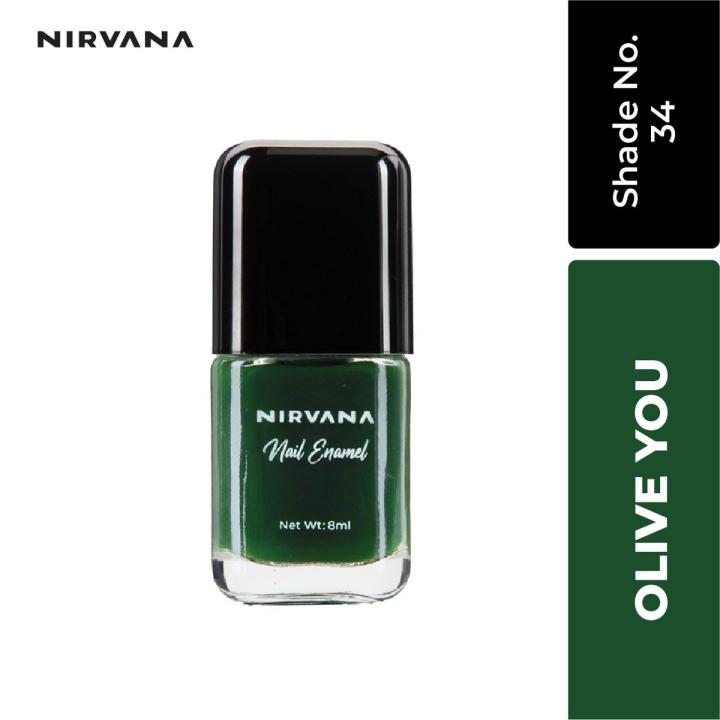 Nirvana Nail Polish for Women - Shade 34-Olive You