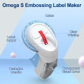 OmegaS Embossing Label Maker Machine w/ 6 Tapes Handheld 3D Vintage Embossed Label Maker Writerfor Office Home Organization DIY minghao.