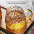Enjoy Your Hot Beverages With The Heat-Resistant Glass Coffee Mug - Stylish And Functional Drinkware. 