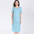 Summer Pregnant Dresses V-neck Solid Maternity Clothes Plus Size Gravida Dresses For Pregnancy Women S-XXL. 