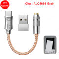 USB Type C to 3.5mm Audio Interface ALC5686 HiFi DAC Headphone Amplifier Digital Audio Decoding Earphone Converter Android. 