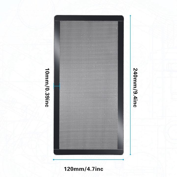 120X240mm%20Dust%20Filter%20for%20Computer%20Cooler%20Fan,Magnetic%20Frame%20Dust%20Filter,Dustproof%20PVC%20Cover%20Computer%20Fan%20Grills,%204%20Pack%20-%20Image%206