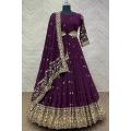 Semi Stitched Georgette Embroidery Long Floor Touch Anarkali Party Dress for woman. 