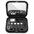 Hoco U114 Multi Functional Fast Charging Data Cable Set Type C to Type C 60W 3A with Portable Storage Mobile Holder. 