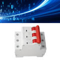 Circuit Breaker, 750V 25A Short Circuit Protection DC Circuit Breaker 3P Easy Installation for Ship.