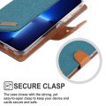 （COD)For iPhone 14 Pro GOOSPERY CANVAS DIARY Canvas Texture Flip Leather Phone Case. 