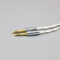 Graphene 7N OCC Silver Plated Type2 Earphone Cable For Final Audio D8000 AFDS D8000 pro Design Pandora Hope vi LN008137. 